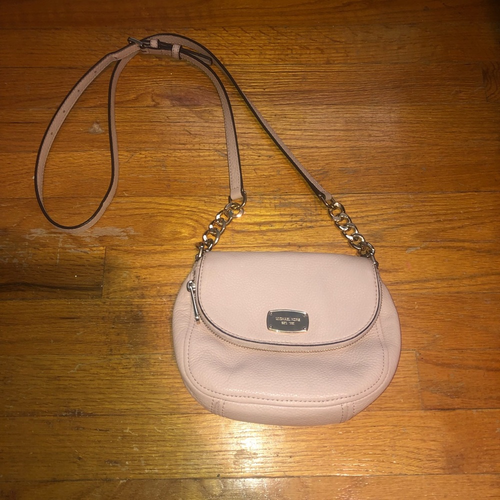 Pink Michael Kors small crossbody purse
